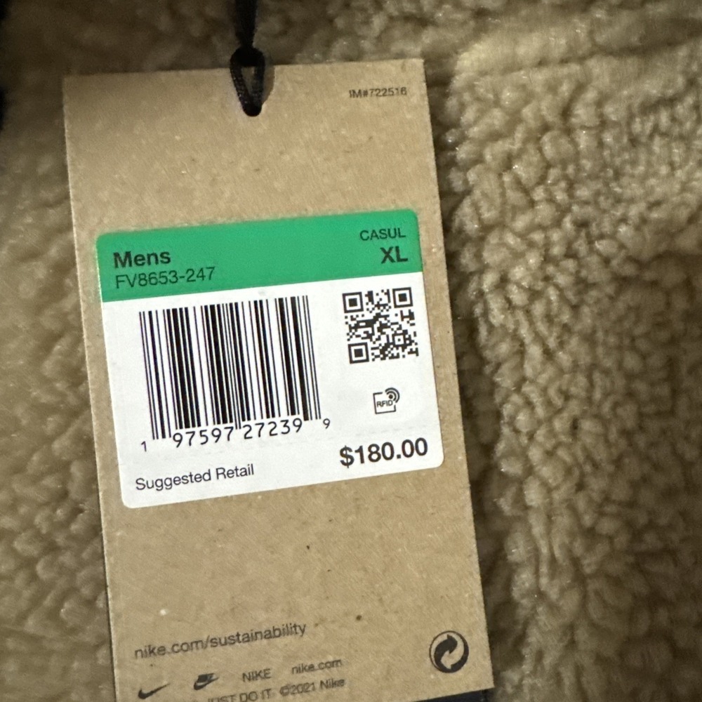 Nike Men's ACG Therma-FIT Windproof Fleece Jacket Size XL NWT FV8653 $180 MSRP - Picture 4 of 11